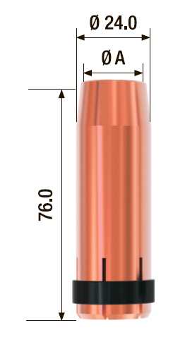 Fubag Газовое сопло HD D=16.0 мм FB 500 (2 шт)_блистер FB500.N.16.0_HD Аксессуары к горелкам TIG, MIG/MAG фото, изображение